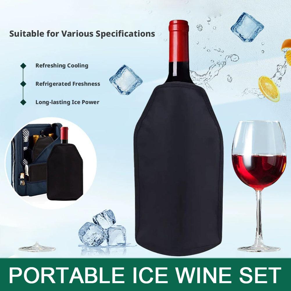 Wine Chiller Sleeve - Manicotto Refrigerante Riutilizzabile per Vino, Borsa