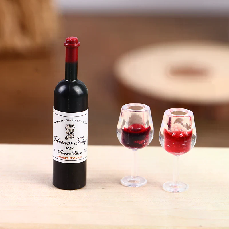 Wine Beer Europe - Set di 5 Miniature 1:12 per