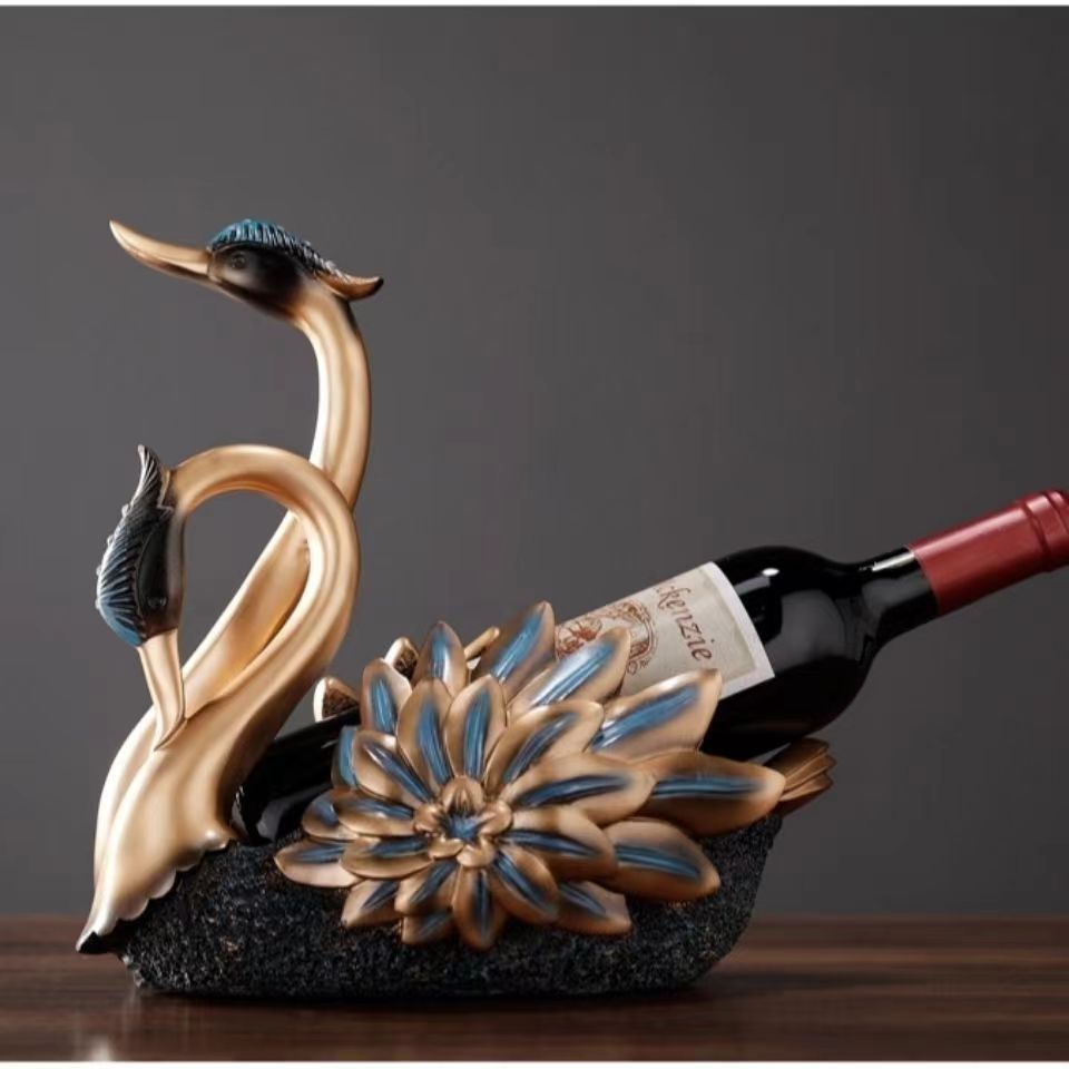 Wine Beer Europe - Portabottiglie per vino rosso cigno Armadietto