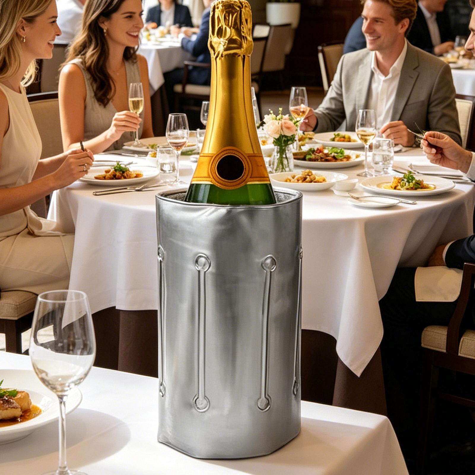 Wine Chiller Sleeve - Raffreddatore per Bottiglie di Vino Flessibile,