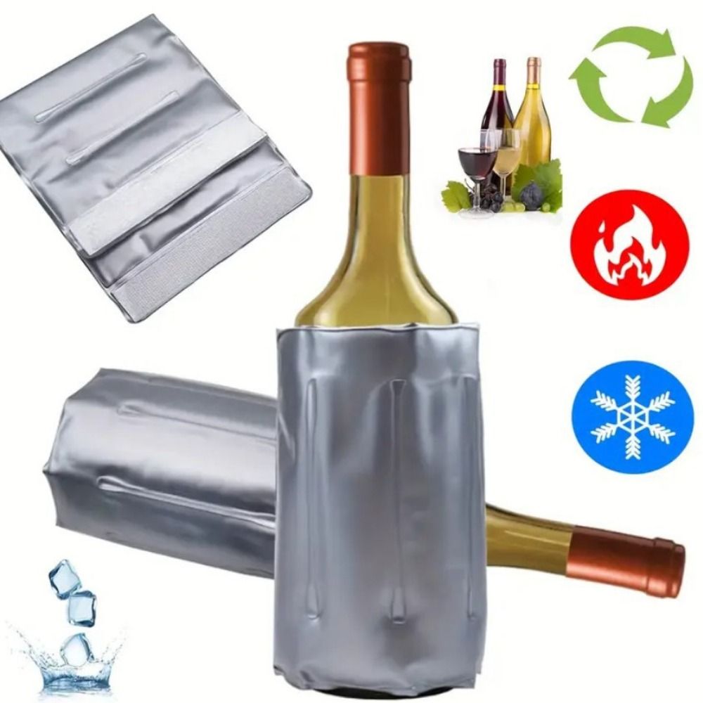 Wine Chiller Sleeve - Borsa Termica Riutilizzabile per Bevande, Borsa