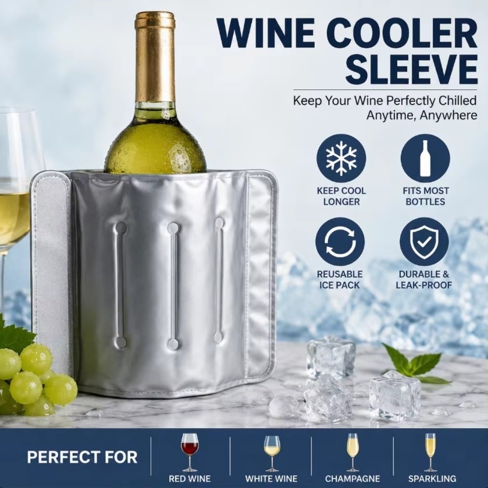 Wine Chiller Sleeve - Borsa Termica per Vino Rapid 33cm