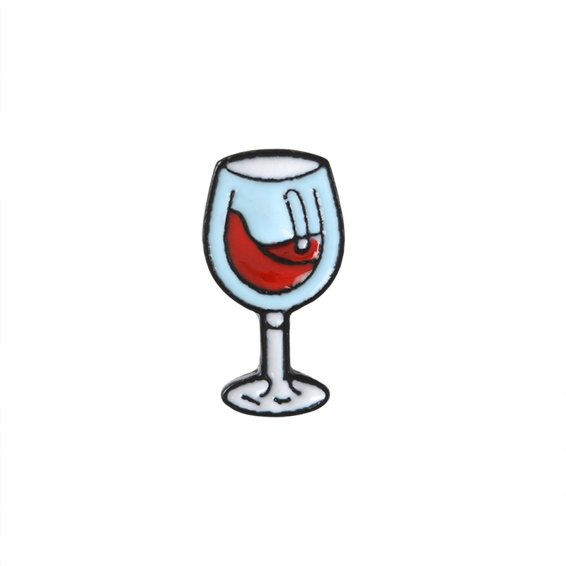 Spilla in metallo smaltato a t - Wine Or Beer recensione e prezzo