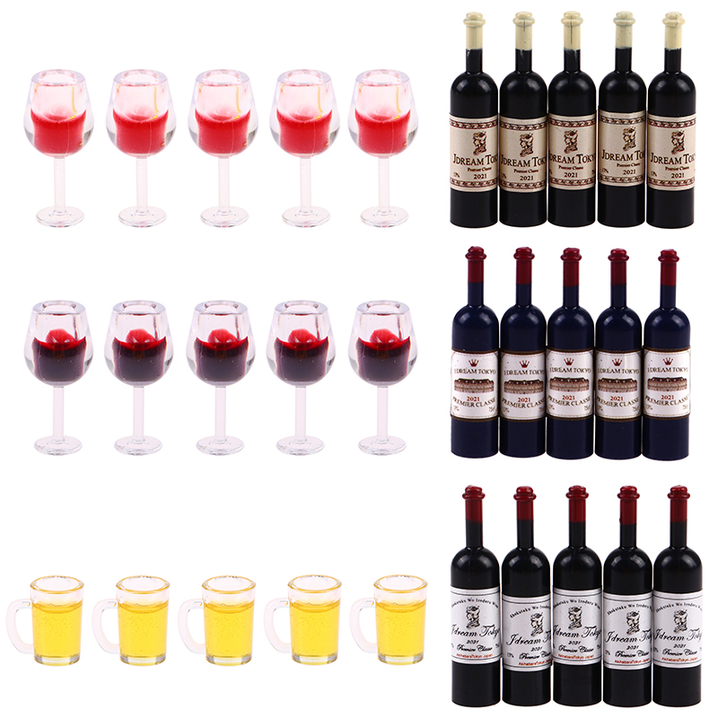 Set di 5 Pezzi Miniature 1:12  - Wine Beer Europe recensione e prezzo