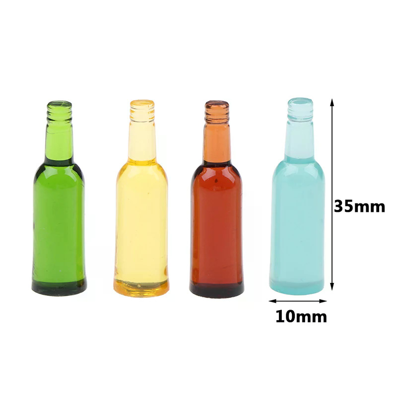 6 bottiglie in miniatura 1:12  - Wine Beer Europe recensione e prezzo